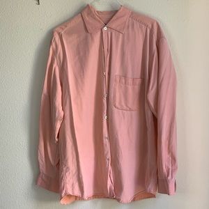 Ermenegildo Zegna XXL pink men’s dress shirt